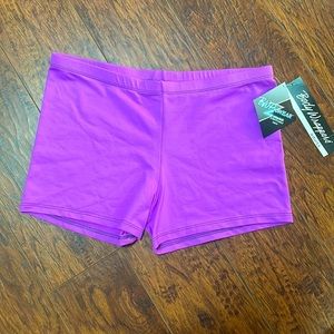 Body Wrappers Boy Cut Biker Shorts - Lilac